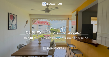 face À la mer : t4 meublÉ avec terrasse et piscine