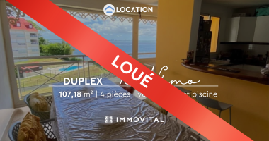 face À la mer : t4 meublÉ avec terrasse et piscine