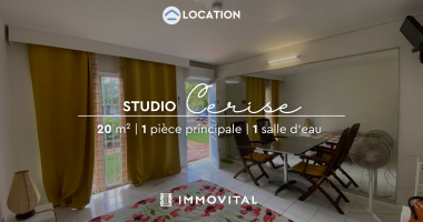 location studio meublÉ, proche de la marina de bas-du-fort