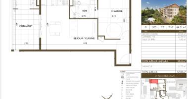 appartement t2 - r+2 - résidence le belvédère du fort