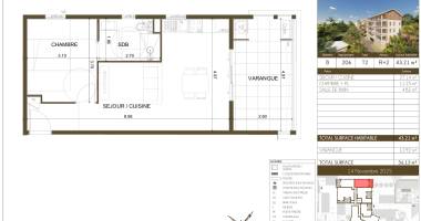 appartement t2 - r+2 - résidence le belvédère du fort