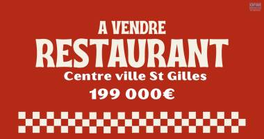 À vendre – restaurant avec terrasse au cœur de saint-gilles-les-bains – 199 000 €