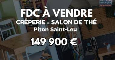 a vendre - fonds de commerce salon de thé - crêperie - glacier à piton saint-leu | 149 900€