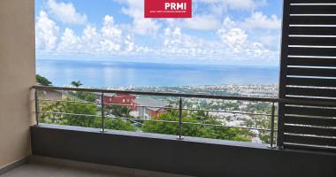 t2 avec vue océan sur les hauteurs de saint-denis - résidence de standing avec parking