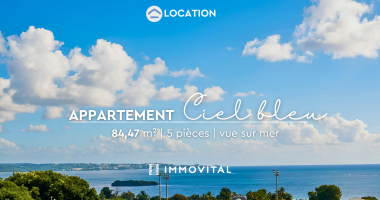 appartement t5 - 3 niveaux - vue mer - centre-ville petit-bourg