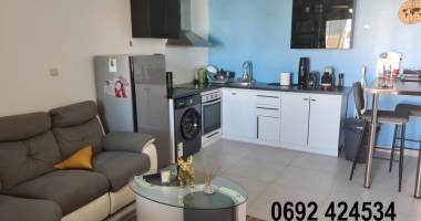 a louer magnifique appartement de type f2 meuble d'environ 41 m² avec deux jardinets le tampon proche université