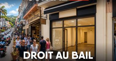 [97450 saint-louis] droit au bail 60 m² - coeur de ville - tou