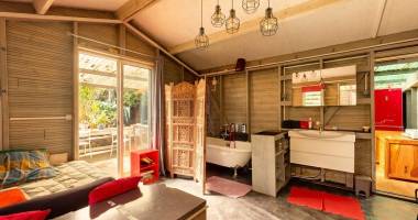 maison 39m2, jardin arboré de 350 m²