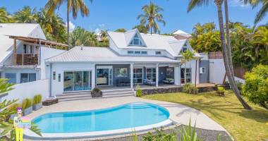 splendide villa avec vue océan et piscine à st pierre (ligne des bambous) - réf. 264714
