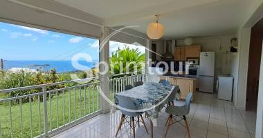 t3 rez-de-jardin (2 chambres) 73m2— vue mer — secteur privilégié de bouillante