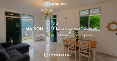 location maison t3 meublée - sainte-anne