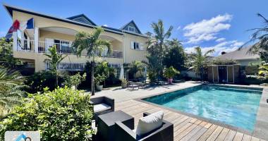 saint joseph 97480 - villa f5 contemporaine avec studio independant - piscine - varangue - garage -  vue mer