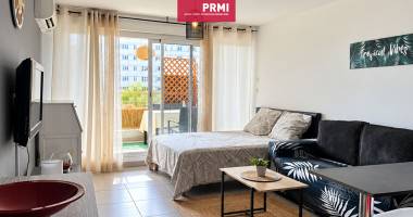 spacieux appartement studio meublé à saint-denis centre 41,23 m² de surface utile