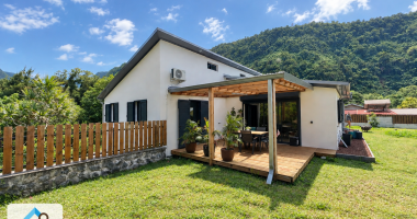 saint joseph 97480 - villa t4 moderne et fonctionnelle - dependance f2 - cadre bucolique - vue montagne