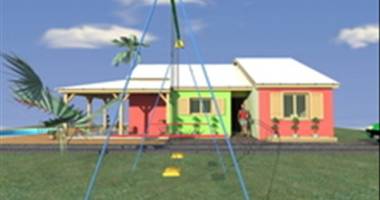 sainte rose les amandiers; villa t4 a construire sur 516 m2 de terrain; proche de la plage, du centre ...