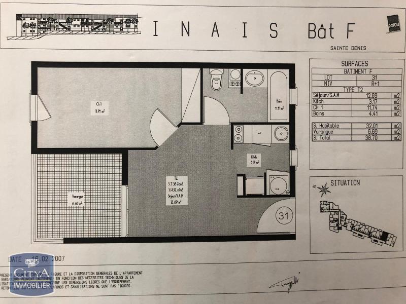 Location appartement SainteClotilde (97490) Réunion Nord Réf