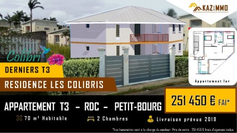 Achat APPARTEMENT  Petit Bourg (97170) - GUADELOUPE
